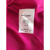 Saint Laurent Top Silk in Pink