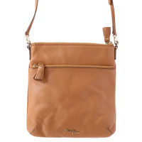 Anya Hindmarch Umhängetasche aus Leder in Beige