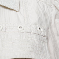 Marc Jacobs Jacke/Mantel aus Baumwolle in Creme