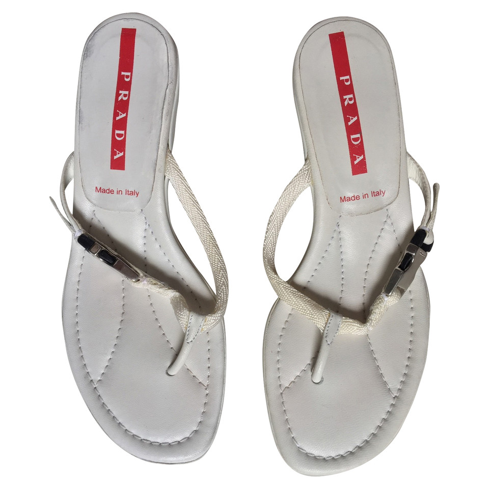 Prada Sandals in White