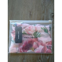 Dolce & Gabbana Schal/Tuch aus Seide in Rosa / Pink