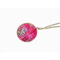 Chanel Ketting Staal in Roze