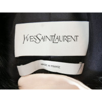 Yves Saint Laurent Jas/Mantel Wol in Crème