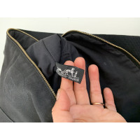 Hermès Umhängetasche aus Canvas in Schwarz