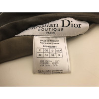 Christian Dior Giacca/Cappotto in Pelle in Cachi