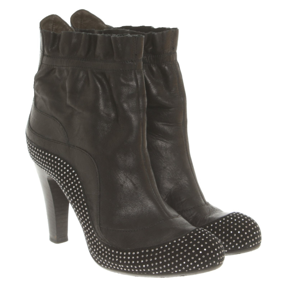 Janet & Janet Ankle boots Leather in Black