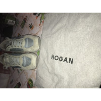 Hogan Chaussures de sport en Toile en Turquoise