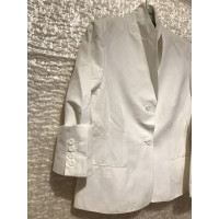 René Lezard Anzug aus Baumwolle in Weiß