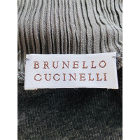 Brunello Cucinelli Tricot en Coton en Gris