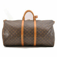 Louis Vuitton Keepall Bandouliere 60 Canvas in Bruin