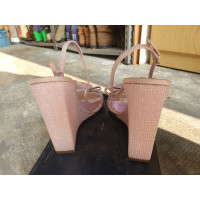 Moschino Cheap And Chic Sandals Leather in Pink
