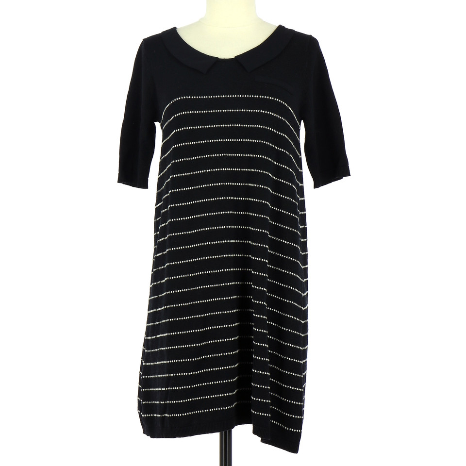 Comptoir Des Cotonniers Kleid aus Baumwolle in Schwarz