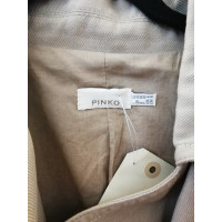 Pinko Jacket/Coat Cotton in Beige