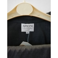 Armani Collezioni Anzug aus Wolle in Grau
