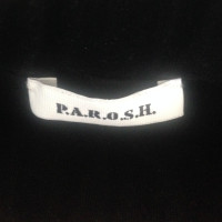 P.A.R.O.S.H. Paire de Pantalon en Viscose en Noir