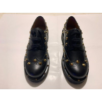 Twin Set Simona Barbieri Chaussures à lacets en Cuir en Noir