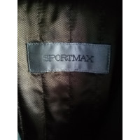 Sport Max Jacke/Mantel aus Wolle in Khaki