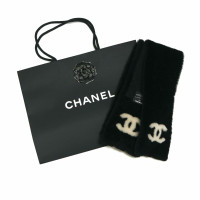 Chanel Sjaal Bont in Zwart