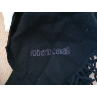 Roberto Cavalli Scarf/Shawl Wool in Black