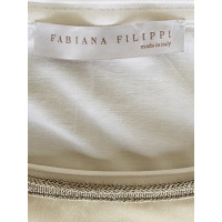 Fabiana Filippi Oberteil aus Seide in Weiß