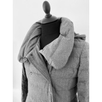 Akris Jacke/Mantel aus Wolle in Grau