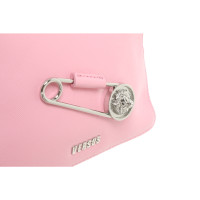 Versace Umhängetasche aus Leder in Rosa / Pink