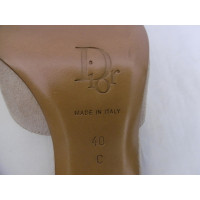 Christian Dior Sandales en Daim en Beige