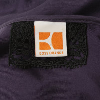 Boss Orange Robe en soie en violet