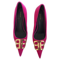 Balenciaga Pumps/Peeptoes Leer in Roze