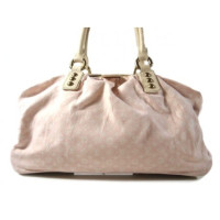 Louis Vuitton Shopping Bag aus Canvas in Rosa / Pink