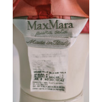 Max Mara Oberteil aus Seide in Rot