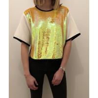 Msgm Top in Yellow