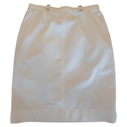 Escada Skirt Cotton in White