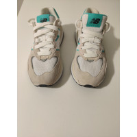 New Balance Sneaker in Pelle scamosciata in Bianco