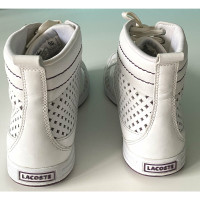 Lacoste Chaussures de sport en Cuir en Blanc