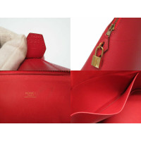 Hermès Bolide Bag Leer in Rood