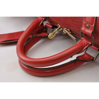 Louis Vuitton Keepall 55 Leather in Red