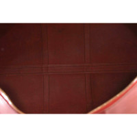 Louis Vuitton Keepall 55 Leather in Red