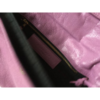 Balenciaga City Bag aus Leder in Violett