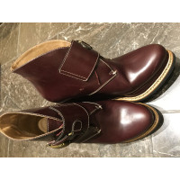 Jil Sander Bottes en Cuir en Marron