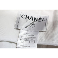 Chanel Jas/Mantel Katoen in Wit