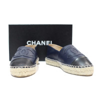 Chanel Sandali in Pelle in Blu