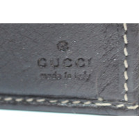 Gucci Täschchen/Portemonnaie aus Canvas in Braun