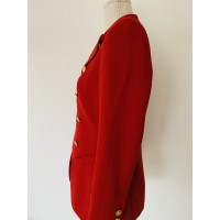Rena Lange Jacke/Mantel aus Wolle in Rot