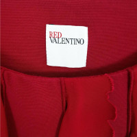 Red Valentino Kleid aus Viskose in Rot