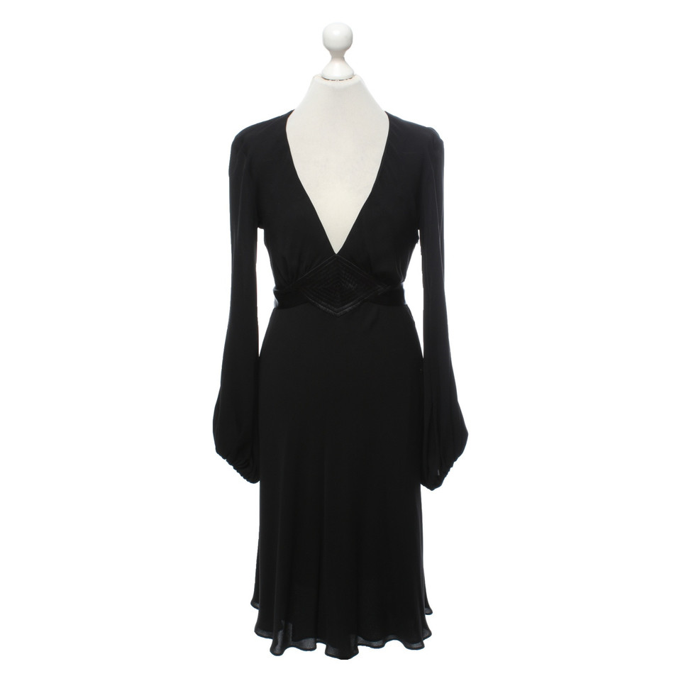 Sonia Rykiel Kleid aus Seide in Schwarz