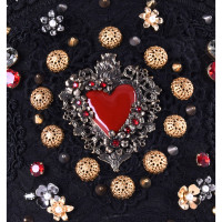 Dolce & Gabbana Gürtel aus Baumwolle in Schwarz