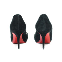Christian Louboutin Sandals Suede in Black