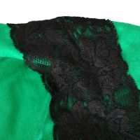 Miu Miu Oberteil aus Baumwolle in Grün