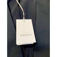 Gucci Jacke/Mantel aus Wolle in Schwarz